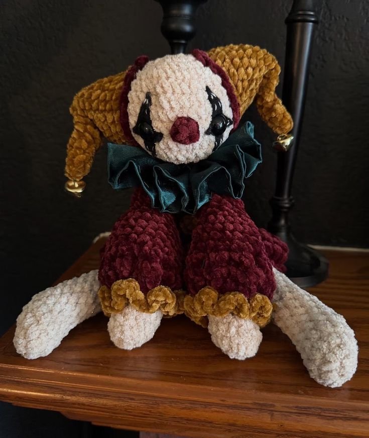 Jovie Jester Clown Joker Crochet Pattern