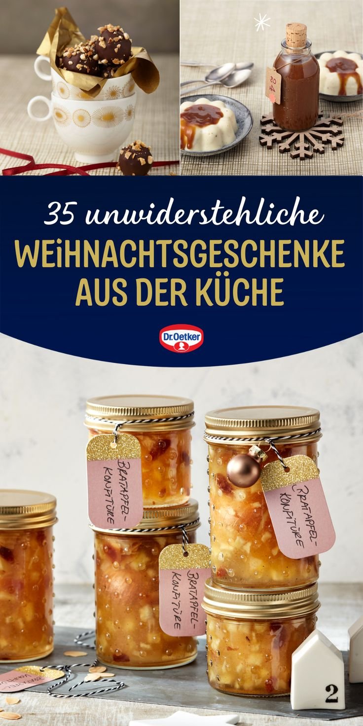 35 selbstgemachte Weihnachtsgeschenke aus der Küche I Weihnachtsgeschenke selber machen