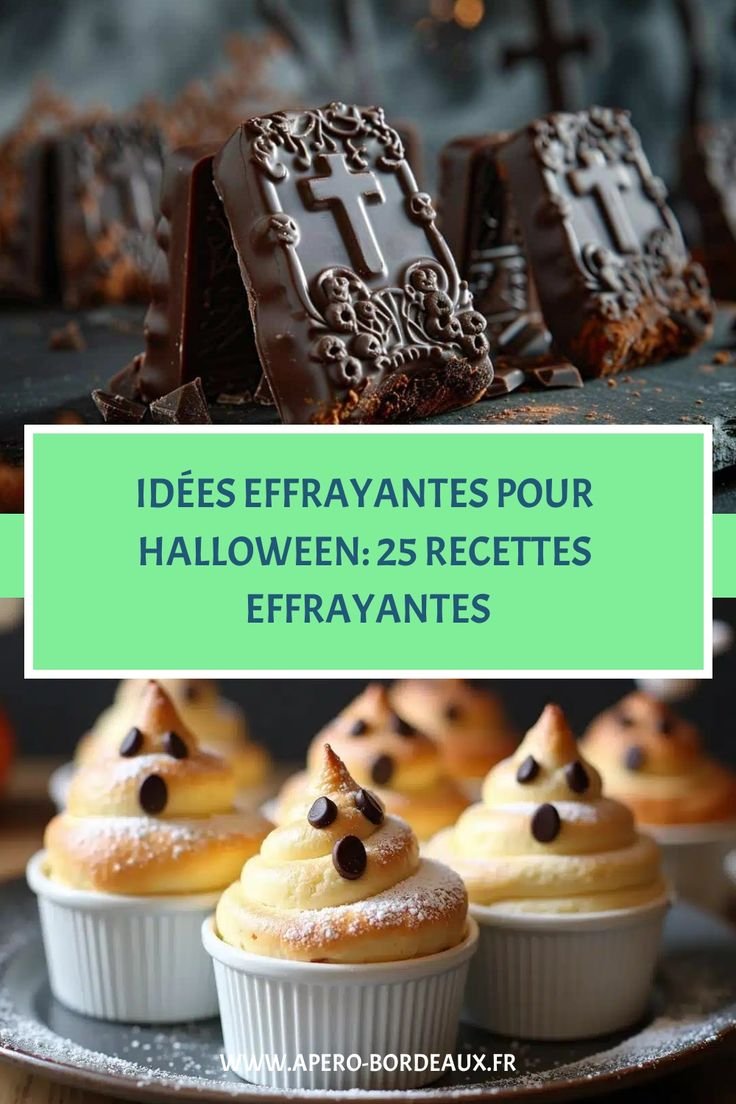 Idées effrayantes pour Halloween: 25 Recettes Effrayantes