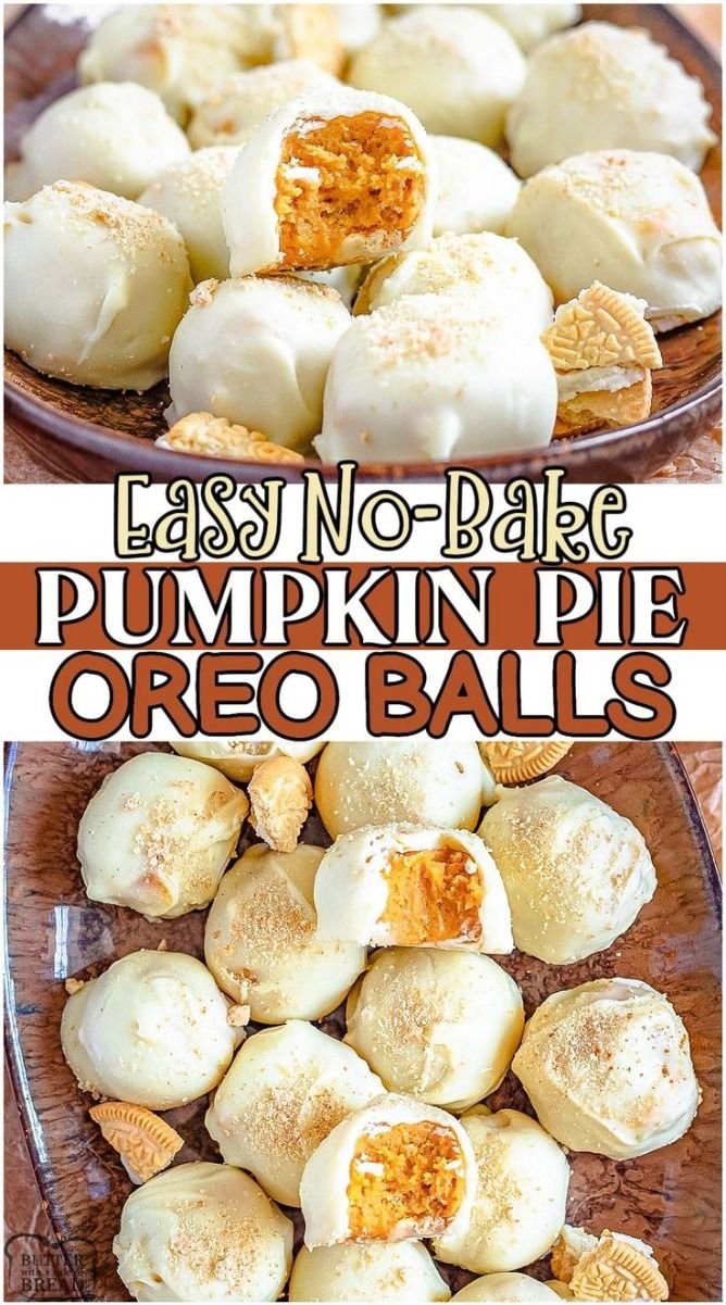Pumpkin Pie OREO Balls