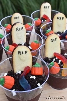 Spooky Halloween Dirt Cups