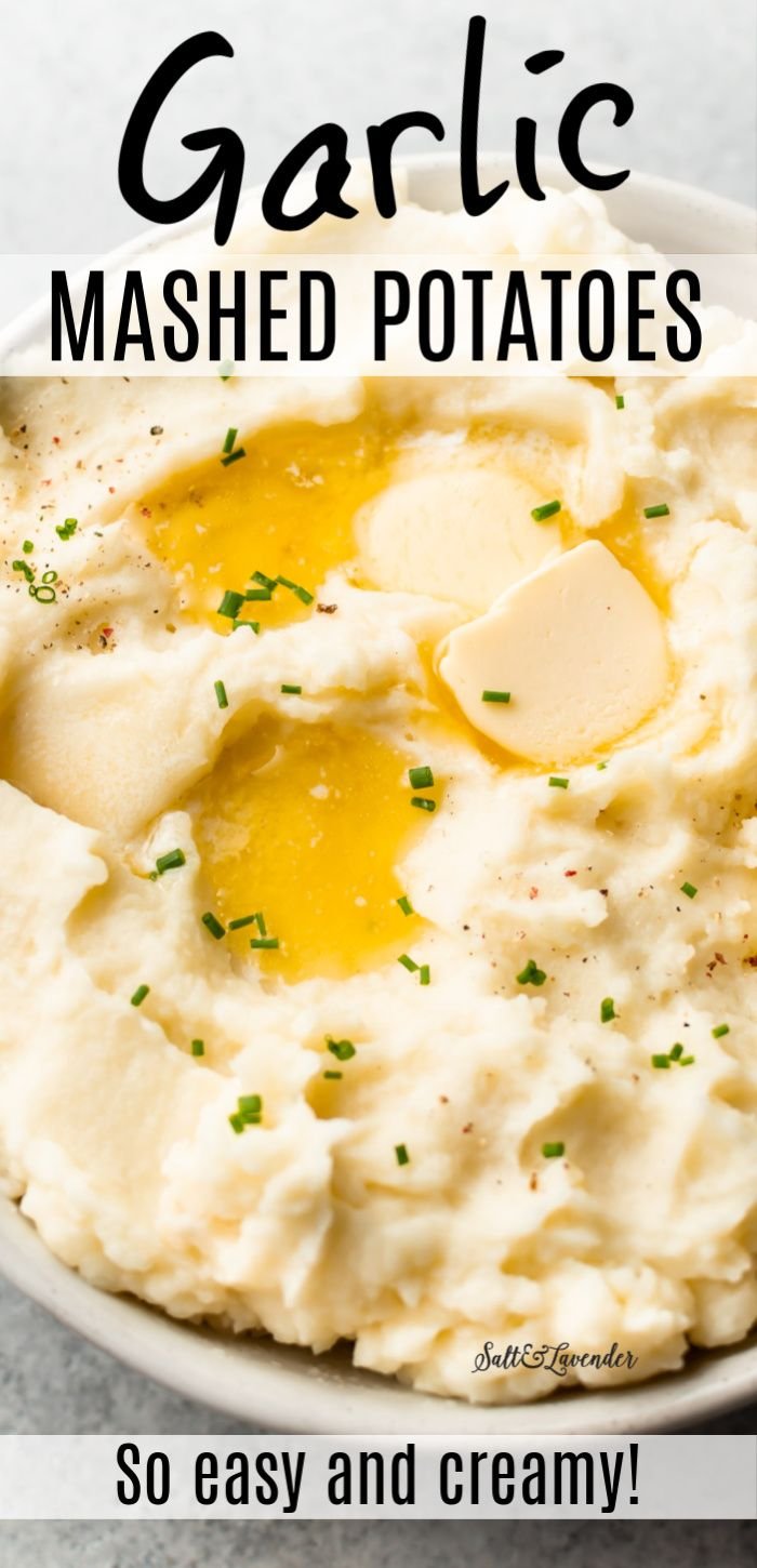 Easy Garlic Mashed Potatoes