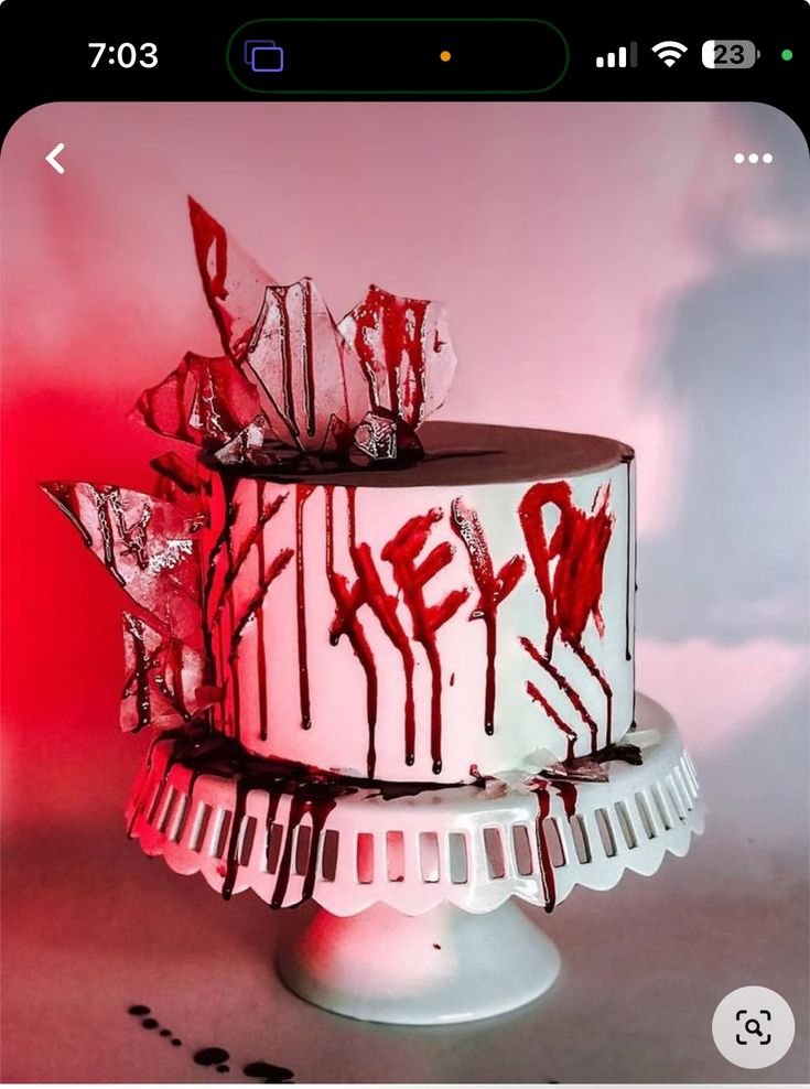Halloween cakes scary | Killer cake, Scary birthday party ideas, Gothic cakes