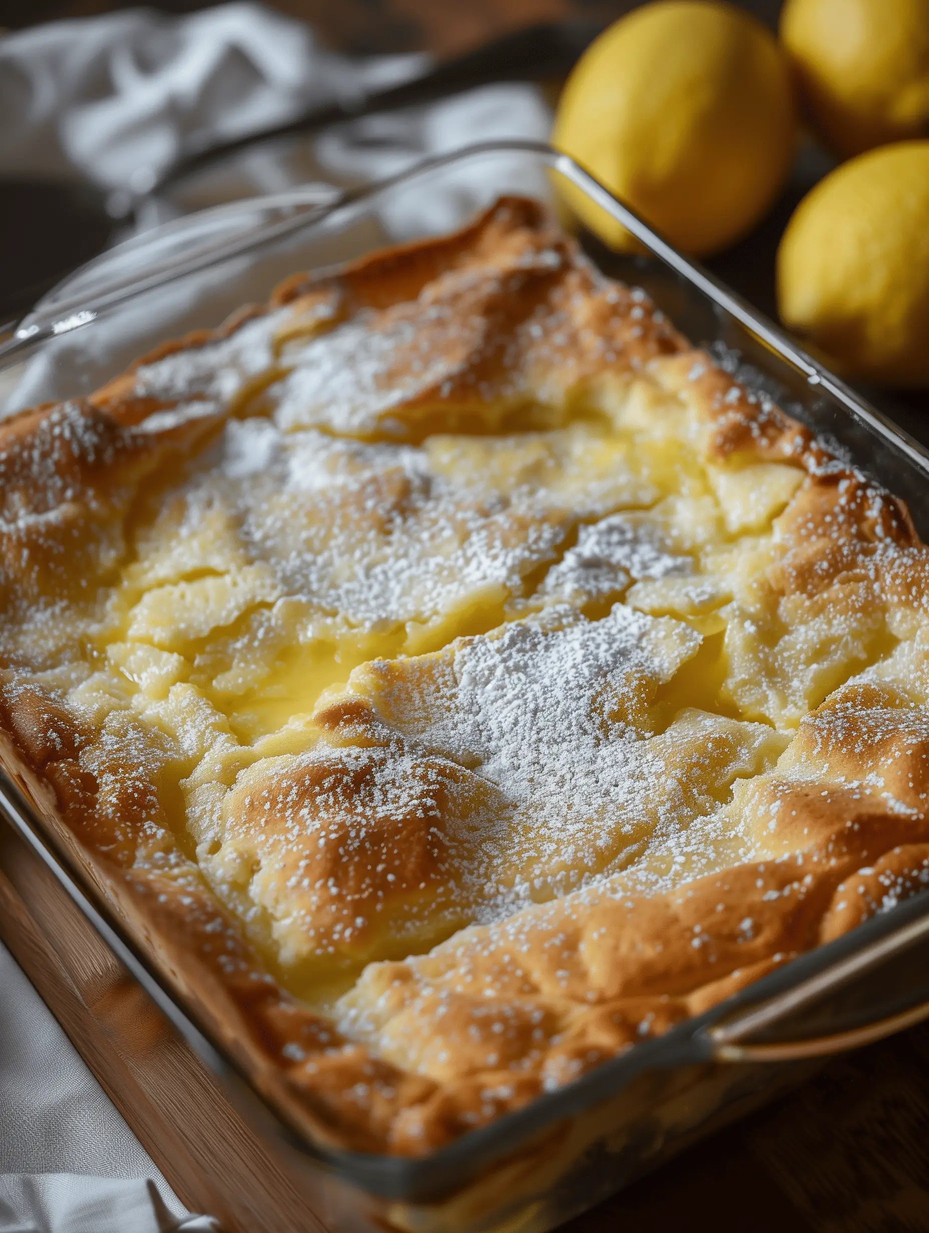 Lemon Cream Cheese Dump Cake