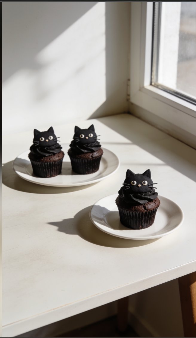 Black Cat Cupcakes
