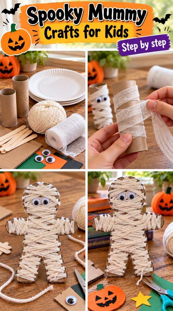 Spooky Mummy Crafts for Kids