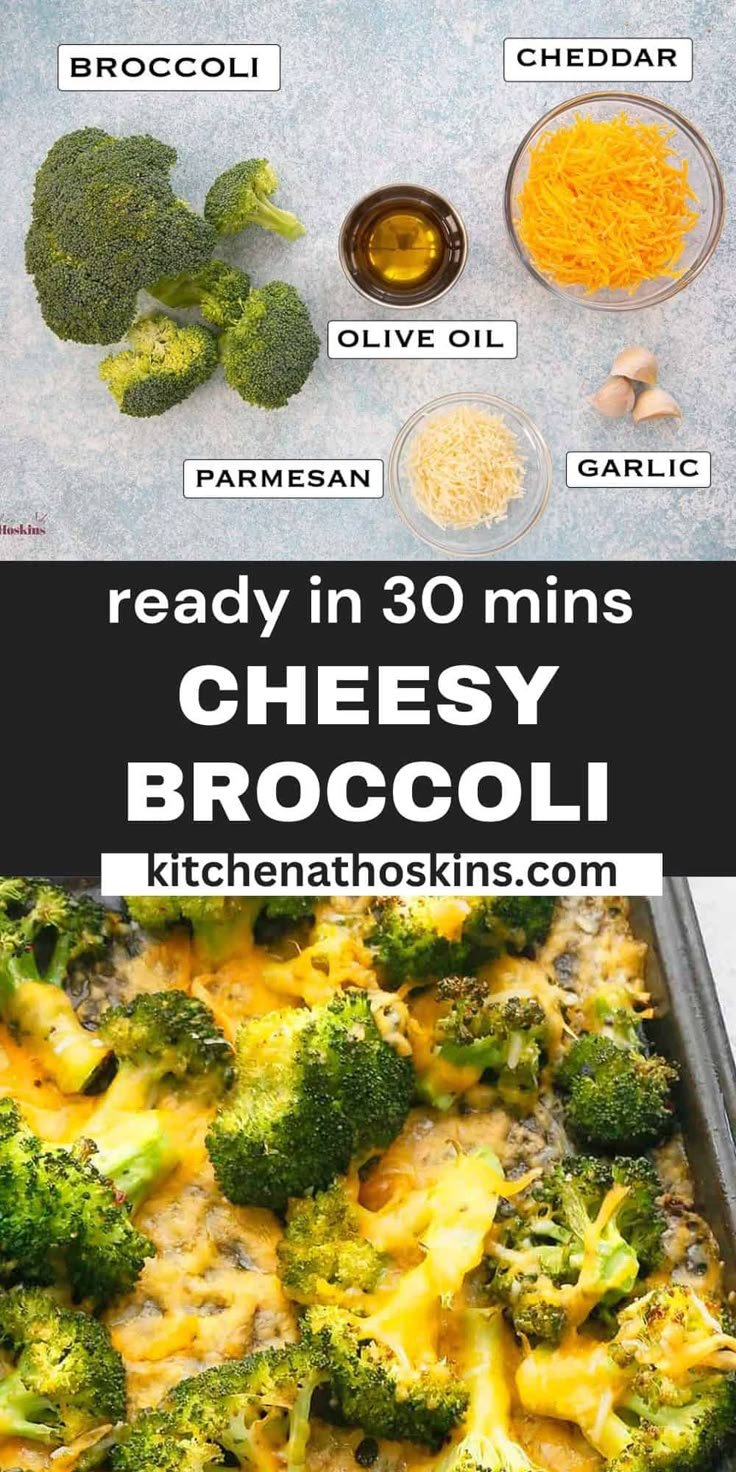 Cheesy Broccoli: A Delicious Side Dish | Cheesy broccoli recipe, Easy 30-minute broccoli recipe, How to make cheesy broccoli