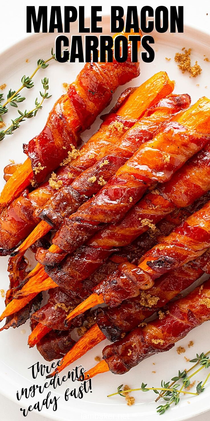 Maple Bacon Carrots