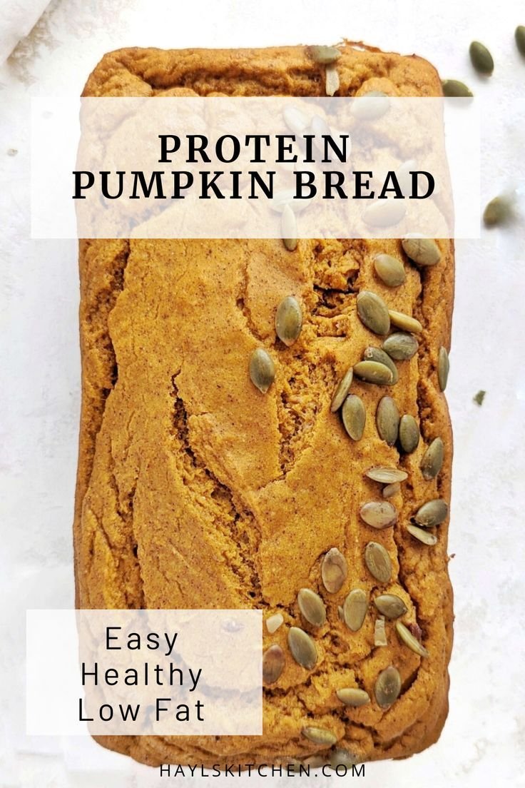 Protein Pumpkin Bread (Fat Free, Sugar Free, Healthy)