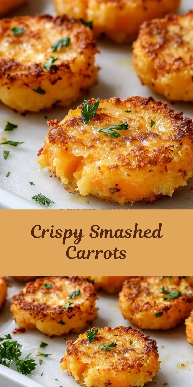 Healthy Smashed Carrots