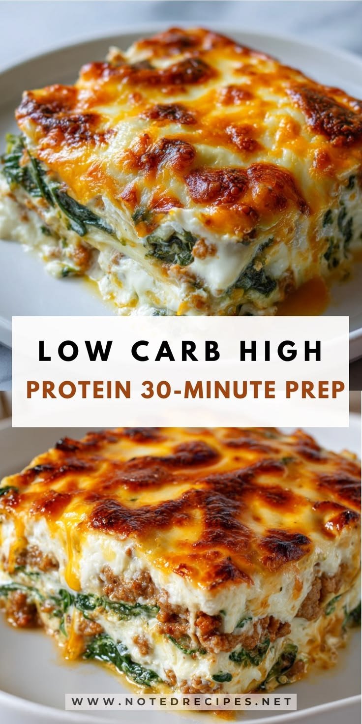 Low Carb High Protein Turkey Casserole Recipe