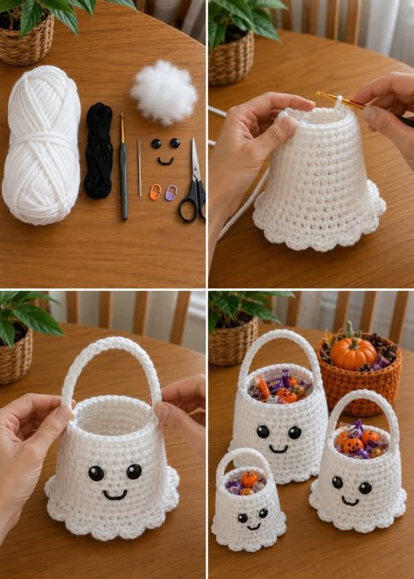 Crochet Halloween Candy Holder Patterns