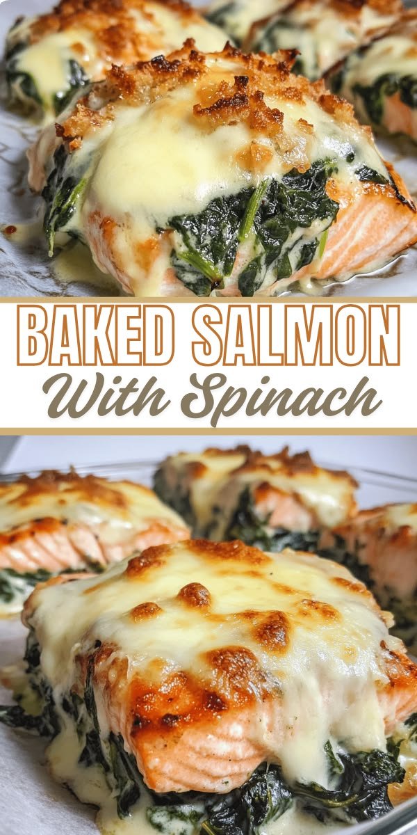 Creamy Garlic Baked Salmon