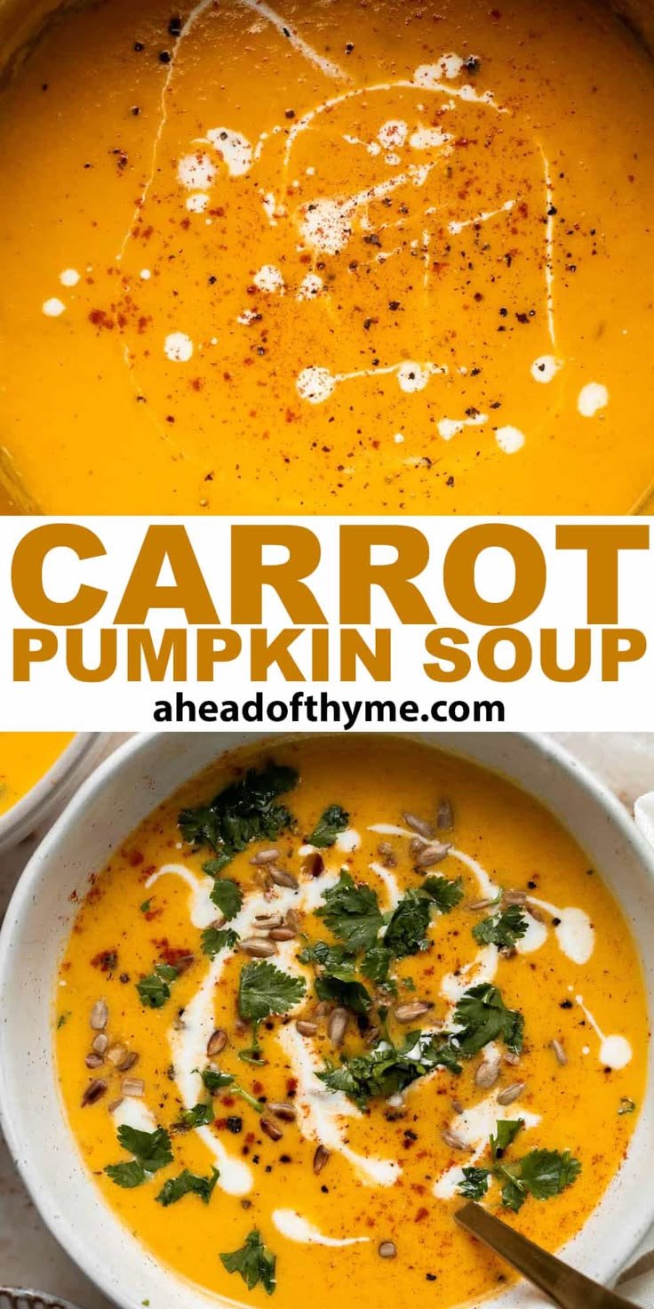 Carrot Pumpkin Soup