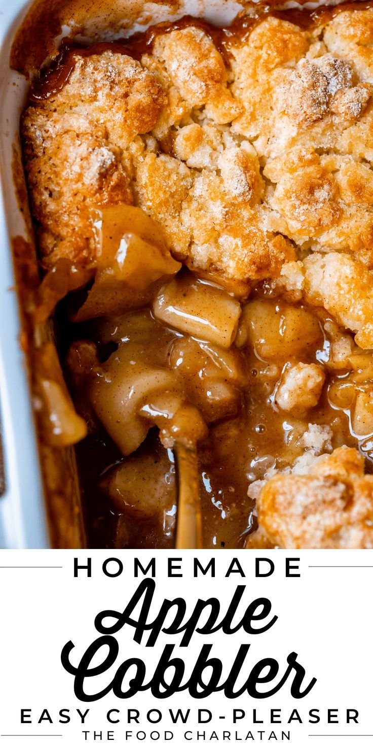 Easy Homemade Apple Cobbler