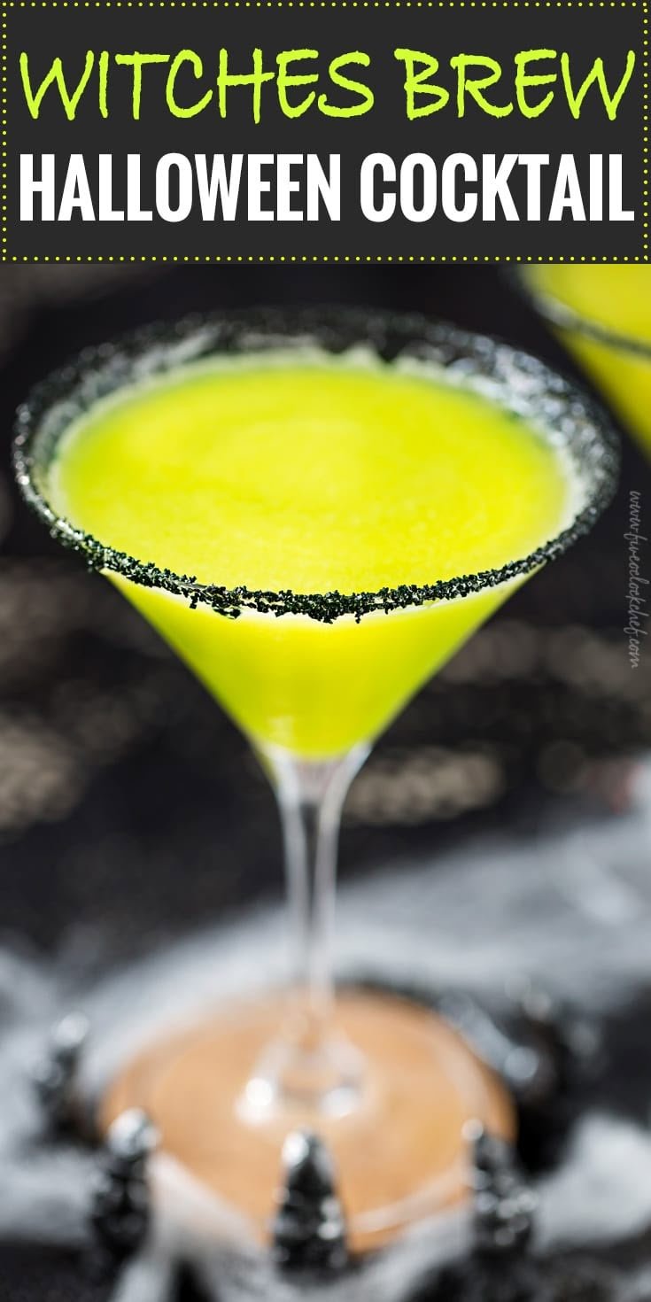 Witche's Brew Halloween Cocktail Recipe | Witch's brew cocktail ideas, Alcoholic witches brew, Witches brew martini