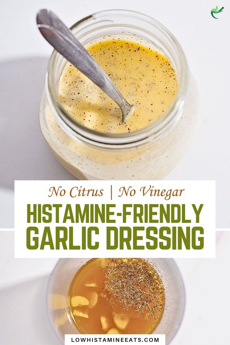 Low Histamine Garlic Salad Dressing | Quick No‑Citrus Allergy‑Friendly Recipe