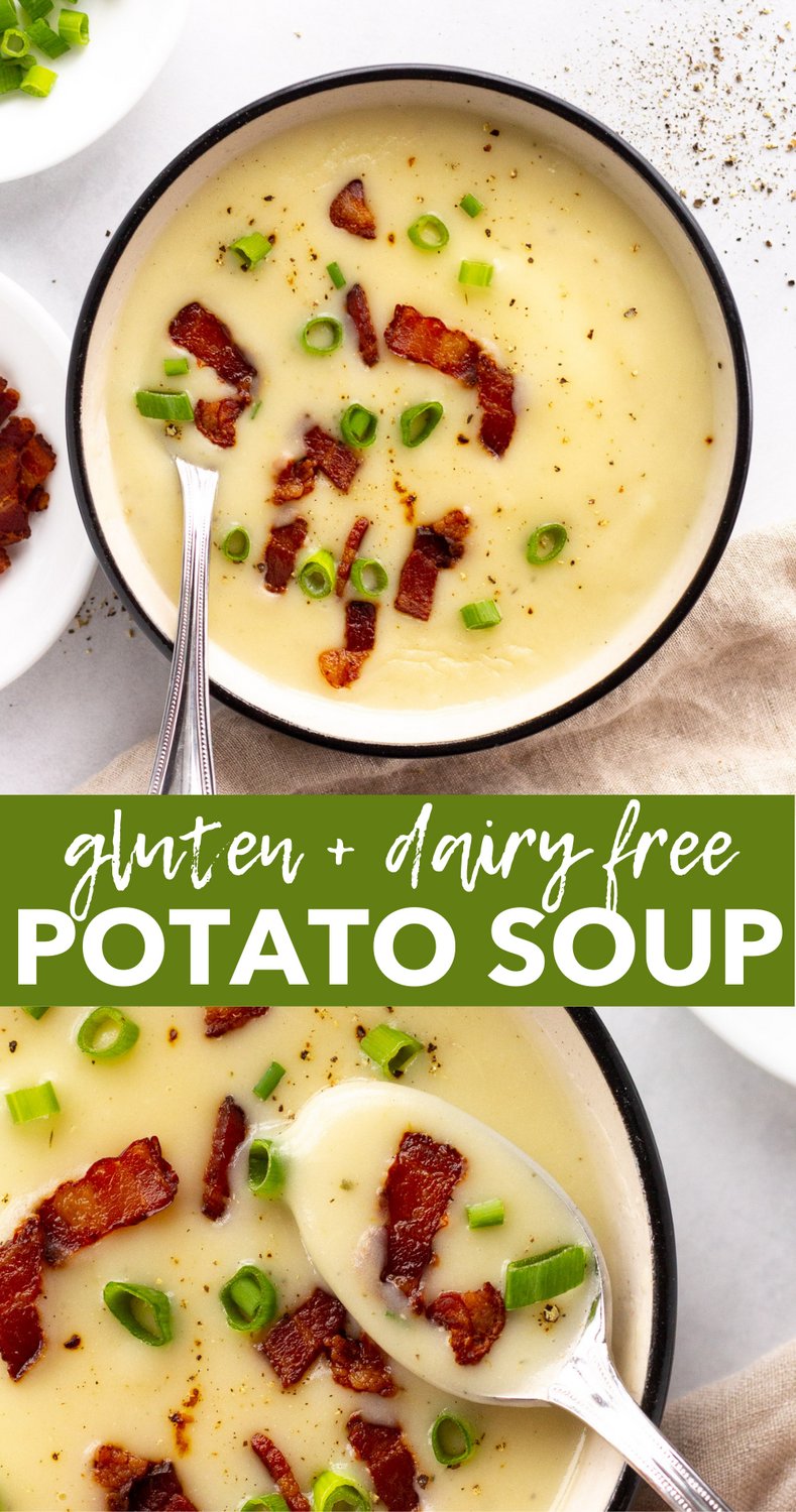 Gluten Free Dairy Free Loaded Potato Soup
