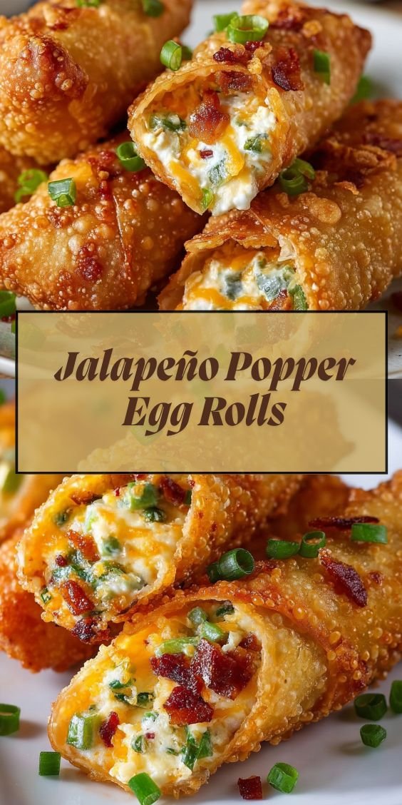 Jalapeño Popper Egg Rolls