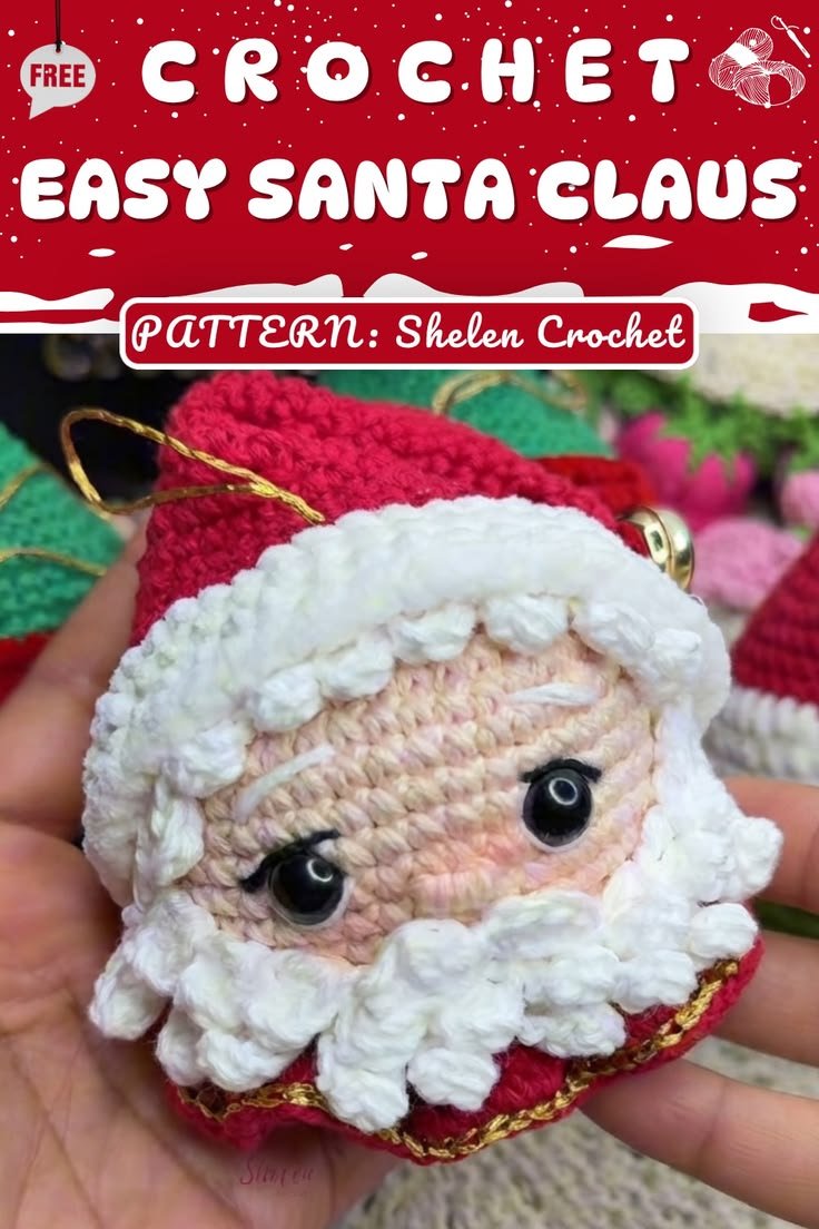 Crochet a Santa Claus Figure