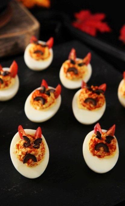 30 Creative Deviled Egg And Hard Boiled Egg Holiday Ideas - My WordPress Website | Scary deviled eggs, Halloween party food deviled eggs, Creepy deviled eggs recipe