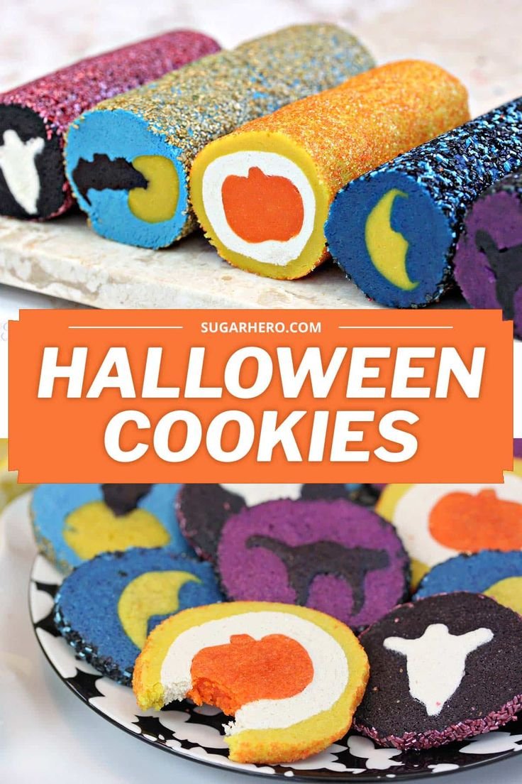 Slice and Bake Halloween Cookies