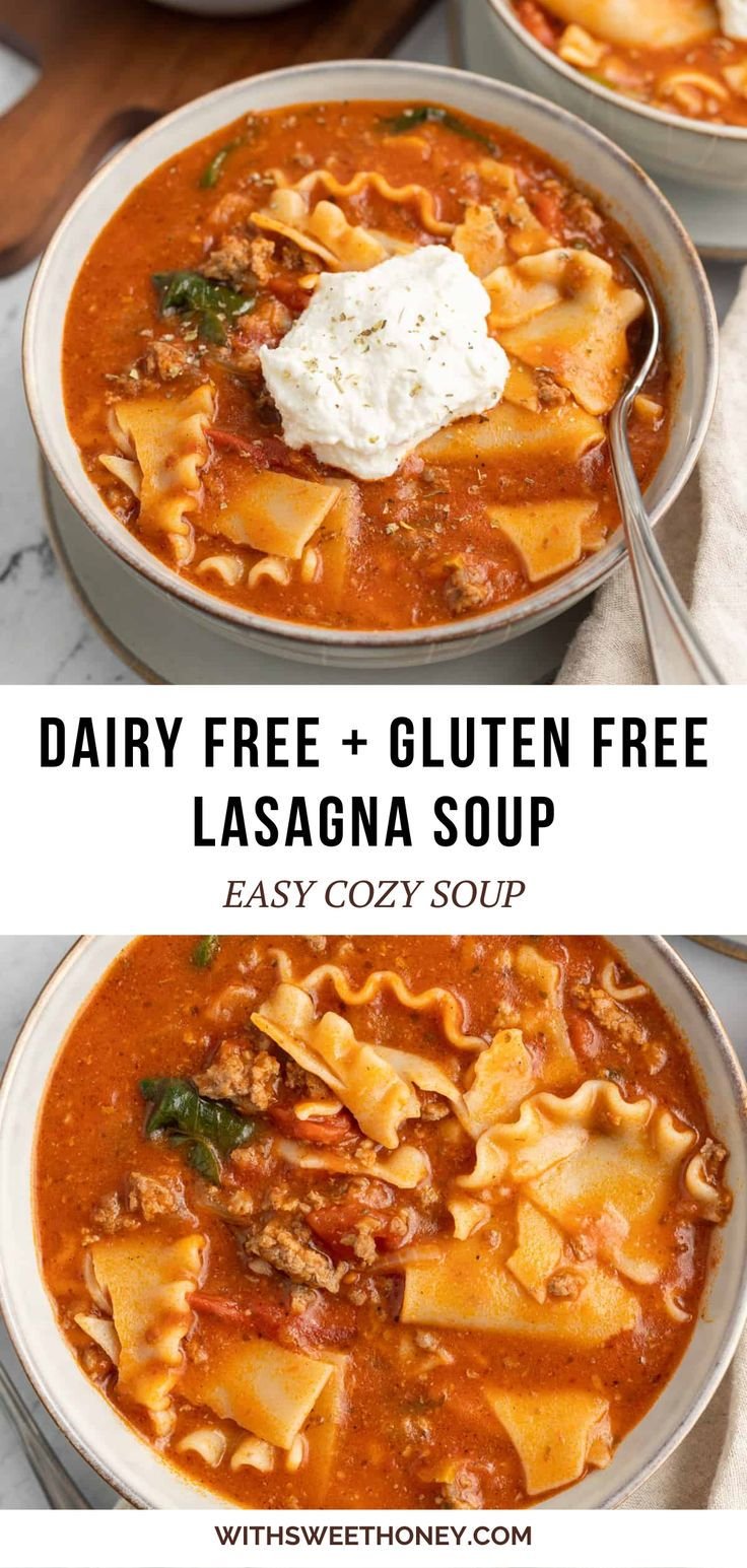 Gluten Free Lasagna Soup