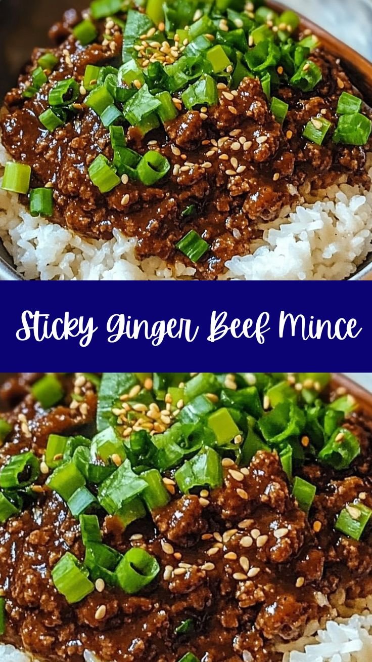 Sticky Ginger Beef Mince