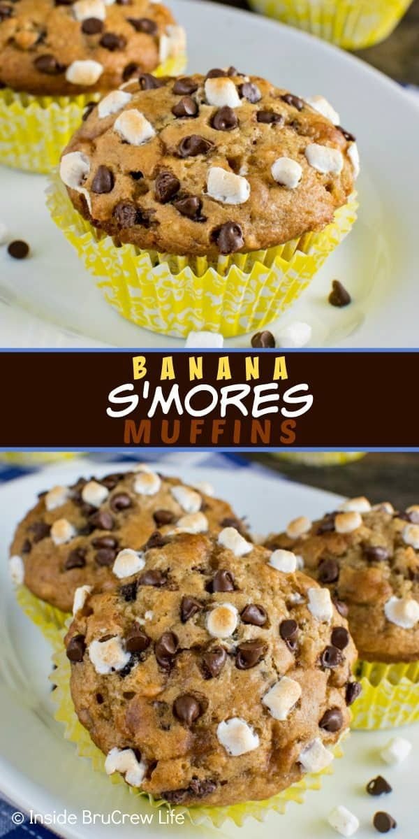 Banana S'mores Muffins