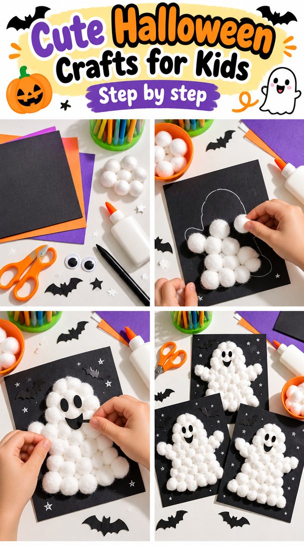 Cute Halloween Crafts for Kids 5 Cute Halloween Crafts for Kids