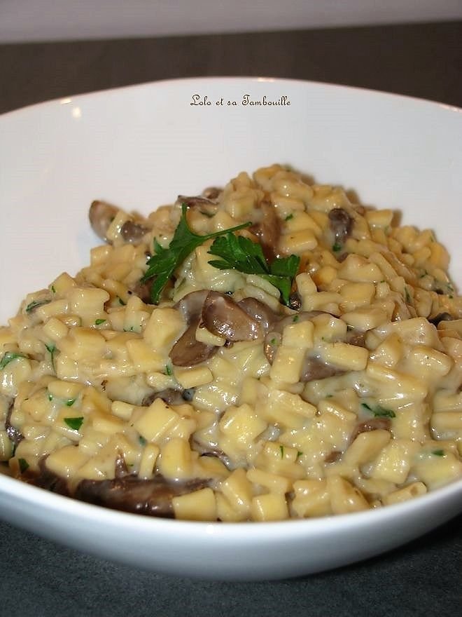 Crozetto aux champignons • Lolo et sa tambouille