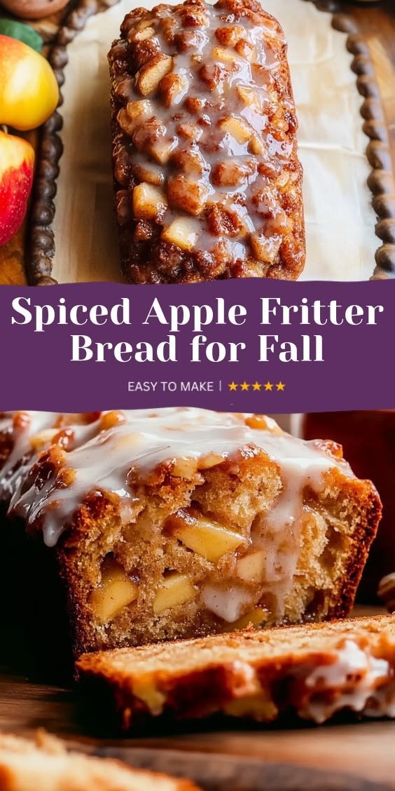 Spiced Apple Fritter Bread