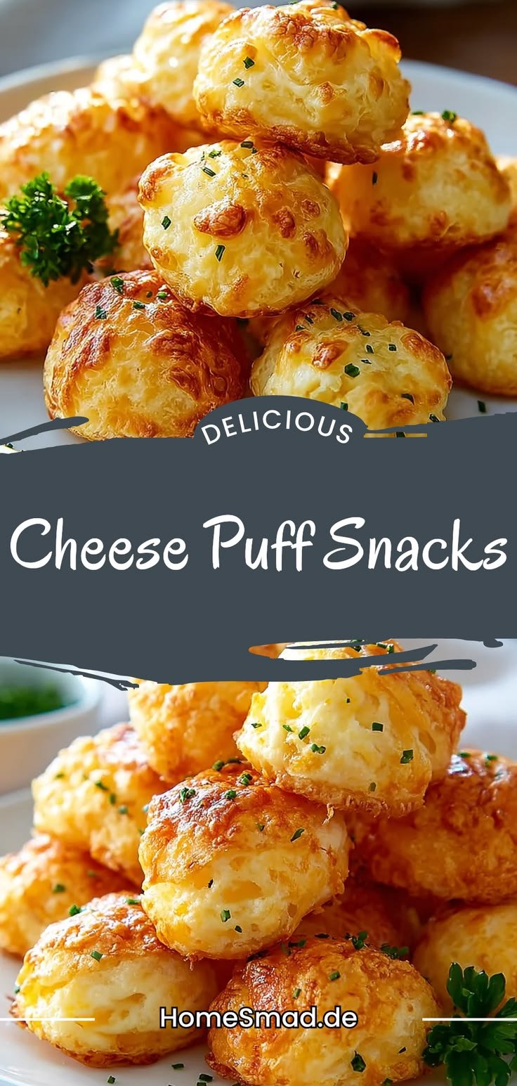 Einfach Käse Puff Snacks für Kalte Zeit