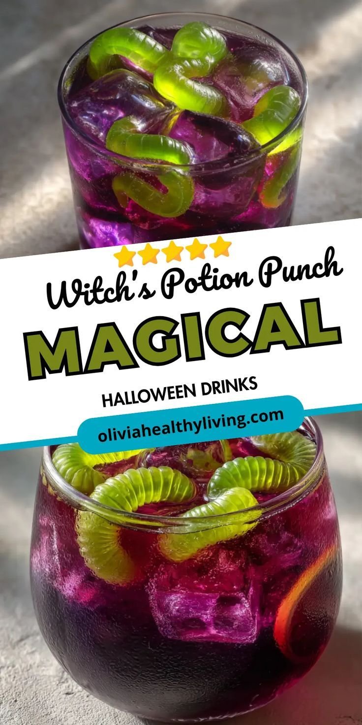 Witch’s Potion Punch  Magical Halloween Drinks
