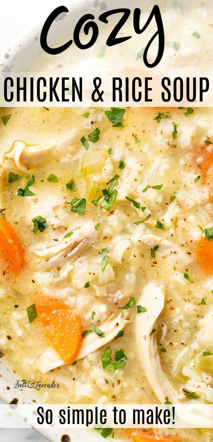 Simple Chicken and Rice Soup