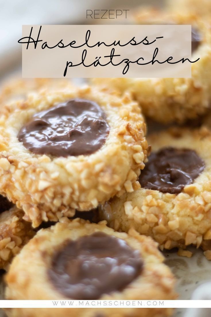 Einfache Haselnussplätzchen backen