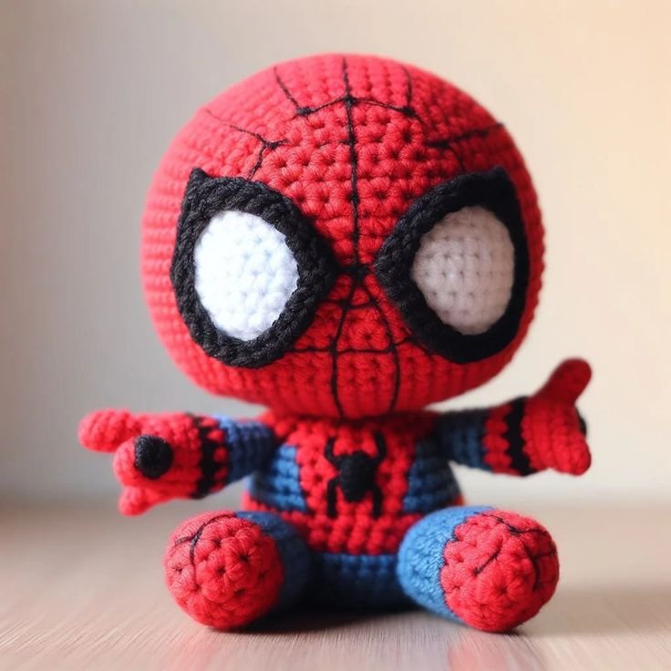 Spider Man Amigurumi - Free Pattern