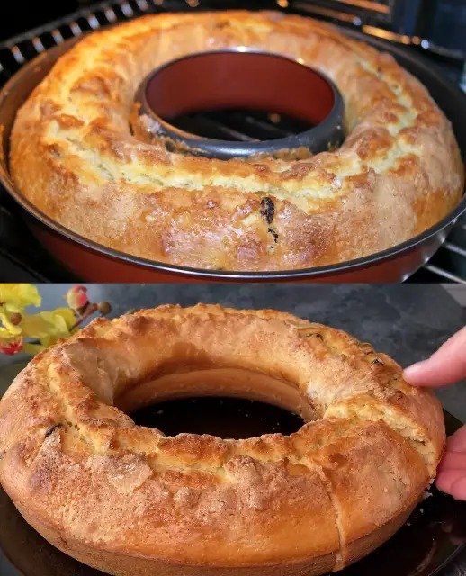 Zitronen-Rosinen-Kuchen✅Zutaten:
3 Eier
70 g Zucker (2,8 EL) + 1 EL für den Belag
120 g Joghurt (6 EL)
70 ml Milch (4,6 EL)
80 ml Sonnenblumenöl (4,4 EL)
geriebene Schale einer Zitrone
3 EL Rosin...