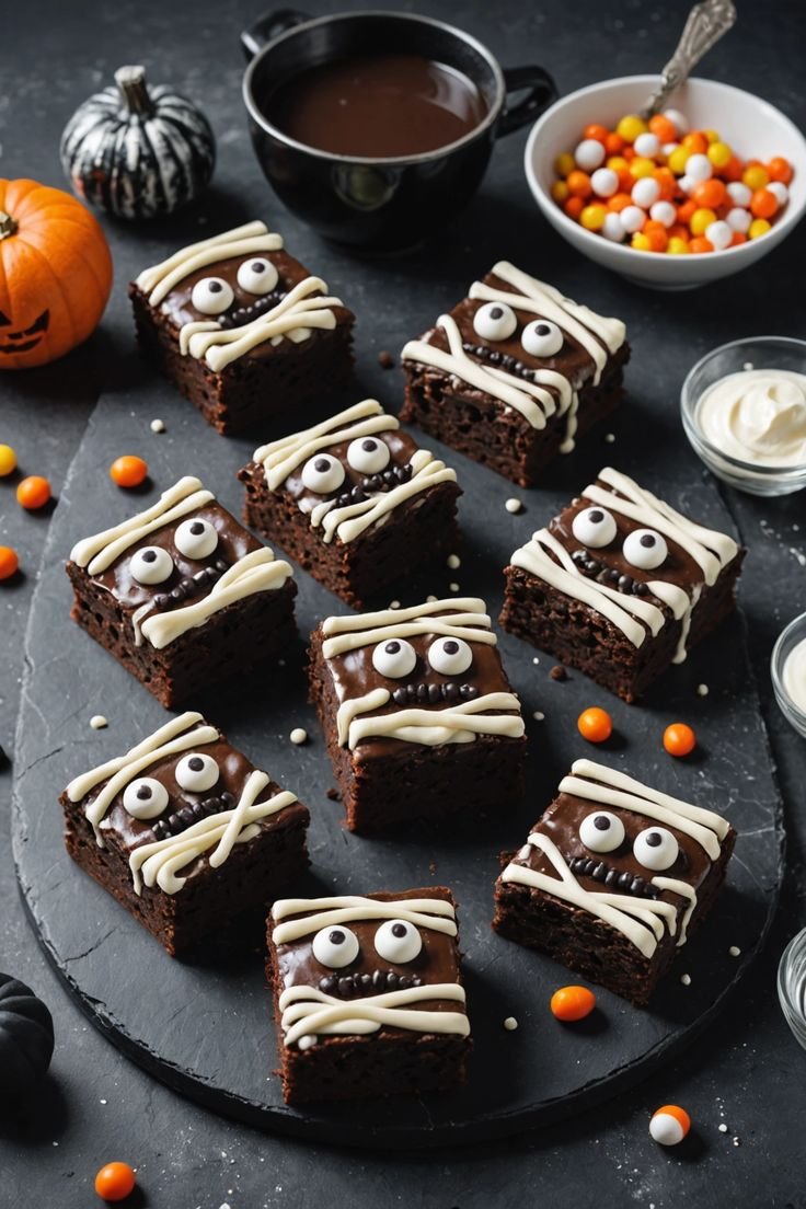 Spooktacular Halloween Brownies