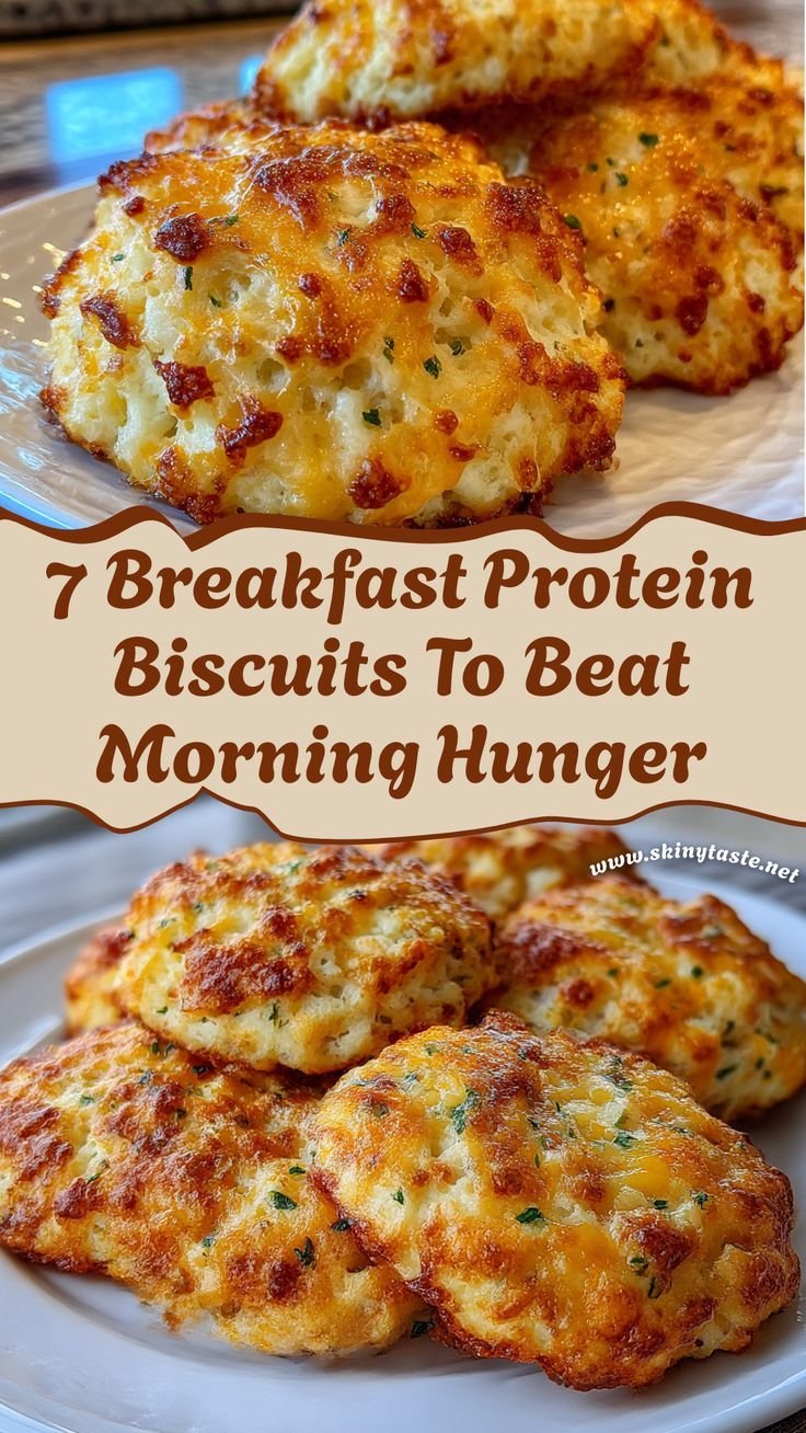 Breakfast Protein Biscuits Savory High Protein Morning Recipe