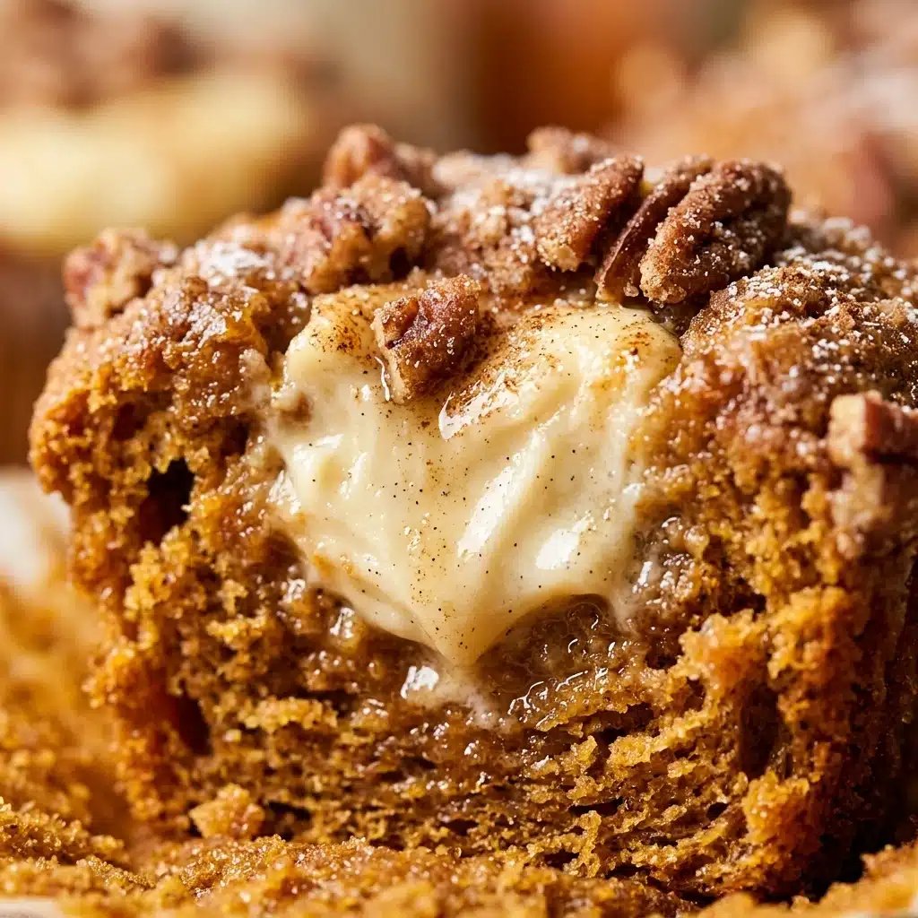 Pumpkin Cheesecake Muffins
