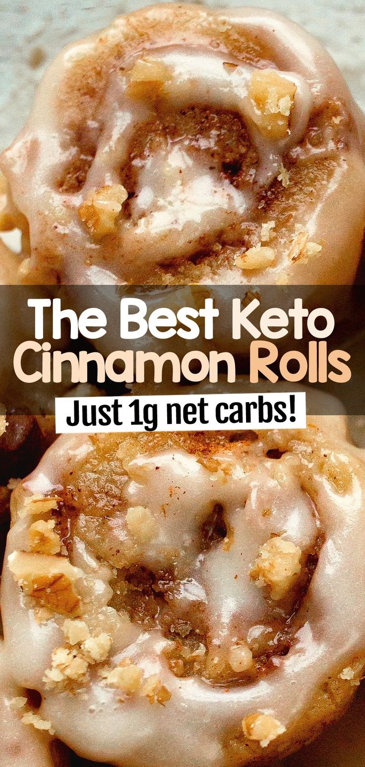 Keto Cinnamon Rolls (Sugar Free Breakfast)