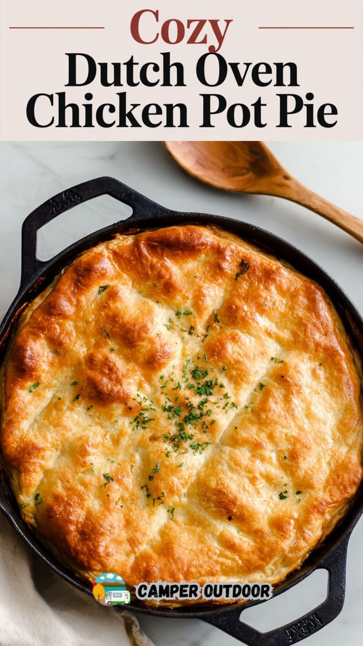 Classic Dutch Oven Chicken Pot Pie