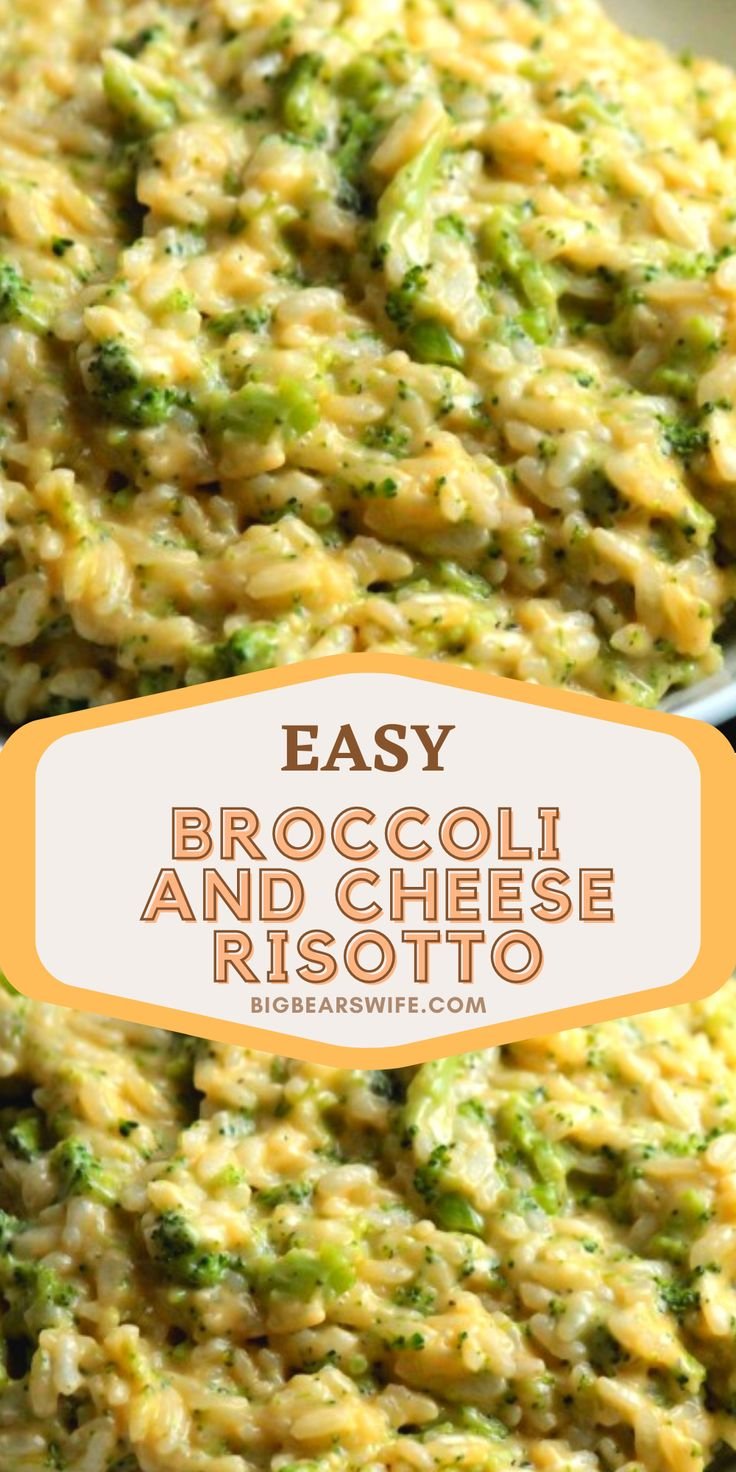 Broccoli and Cheese Risotto