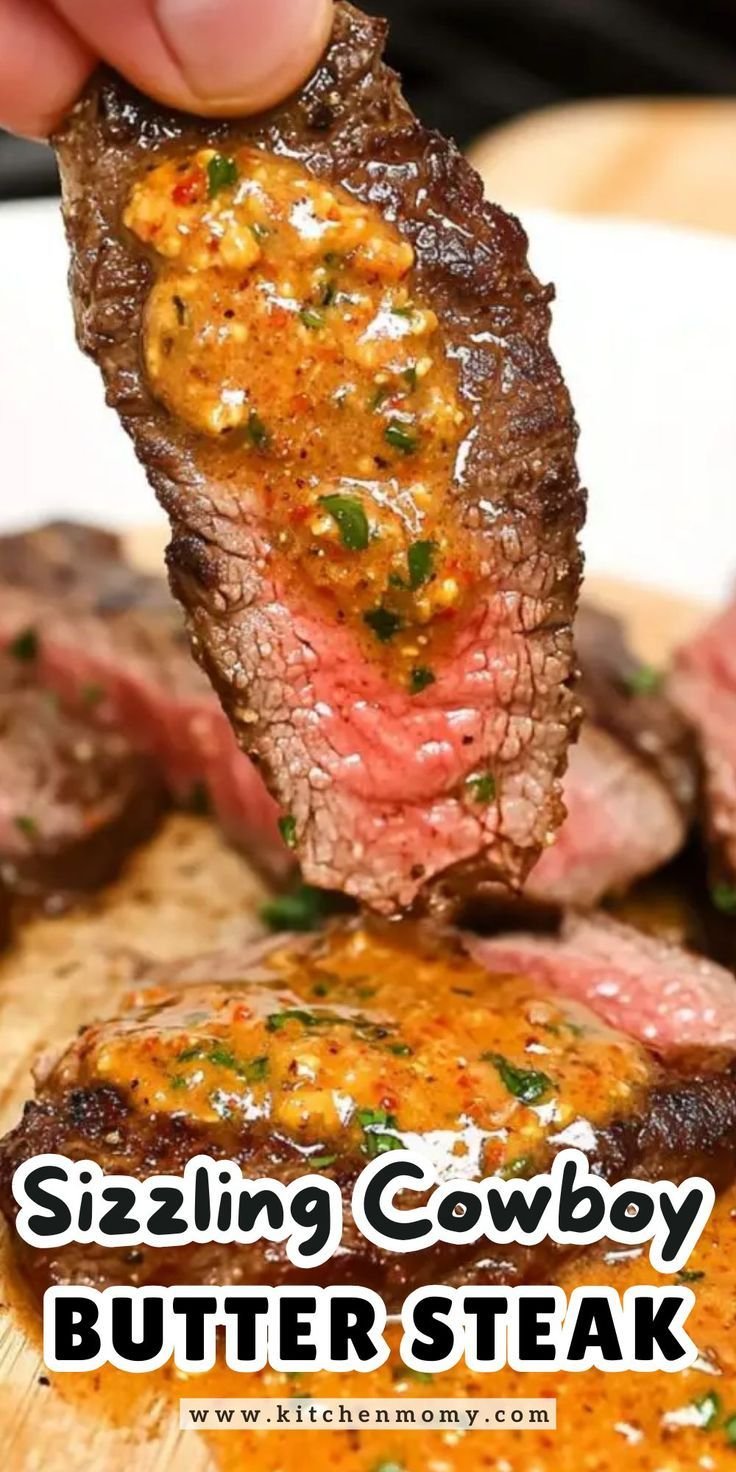 Sizzling steak with butter | Sizzling steak with butter, Steak dinner recipes, Beef steak recipes