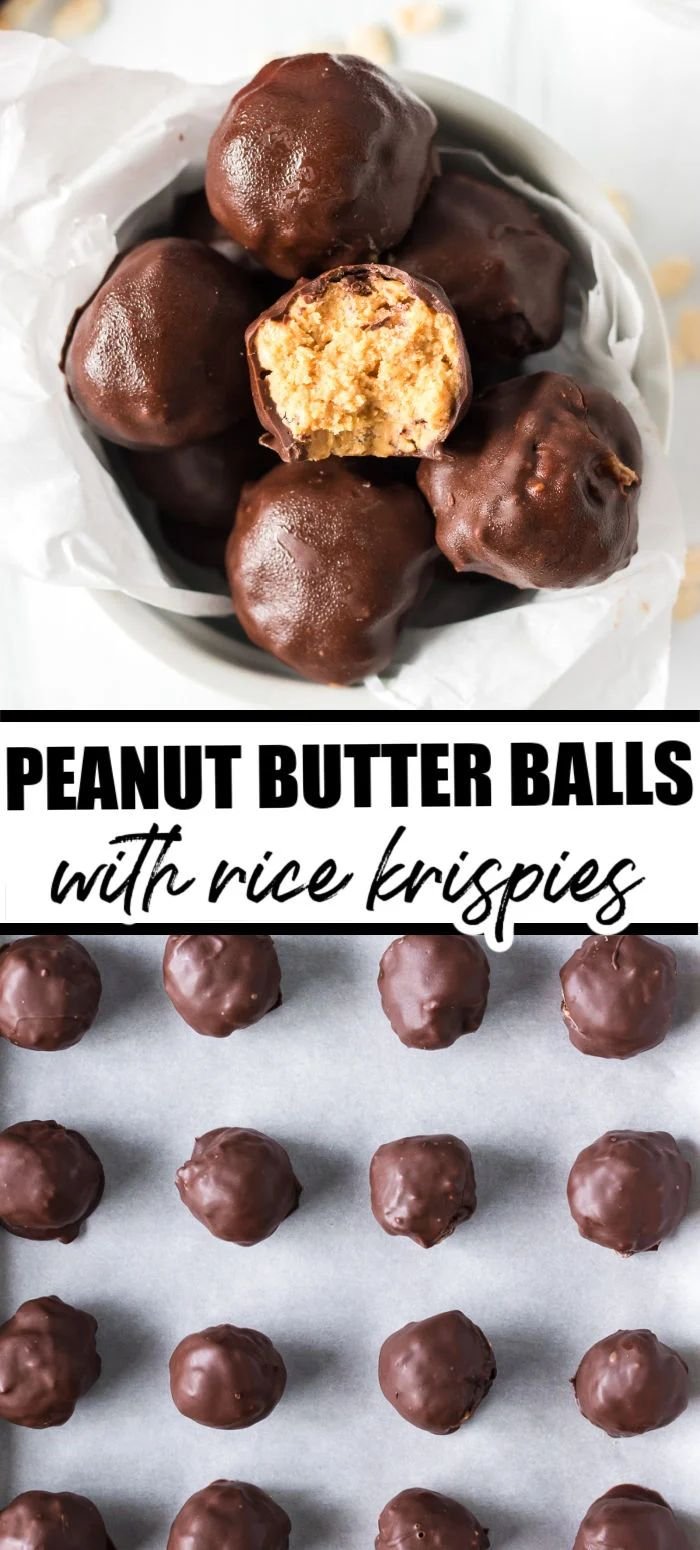 Peanut Butter Rice Krispie Balls