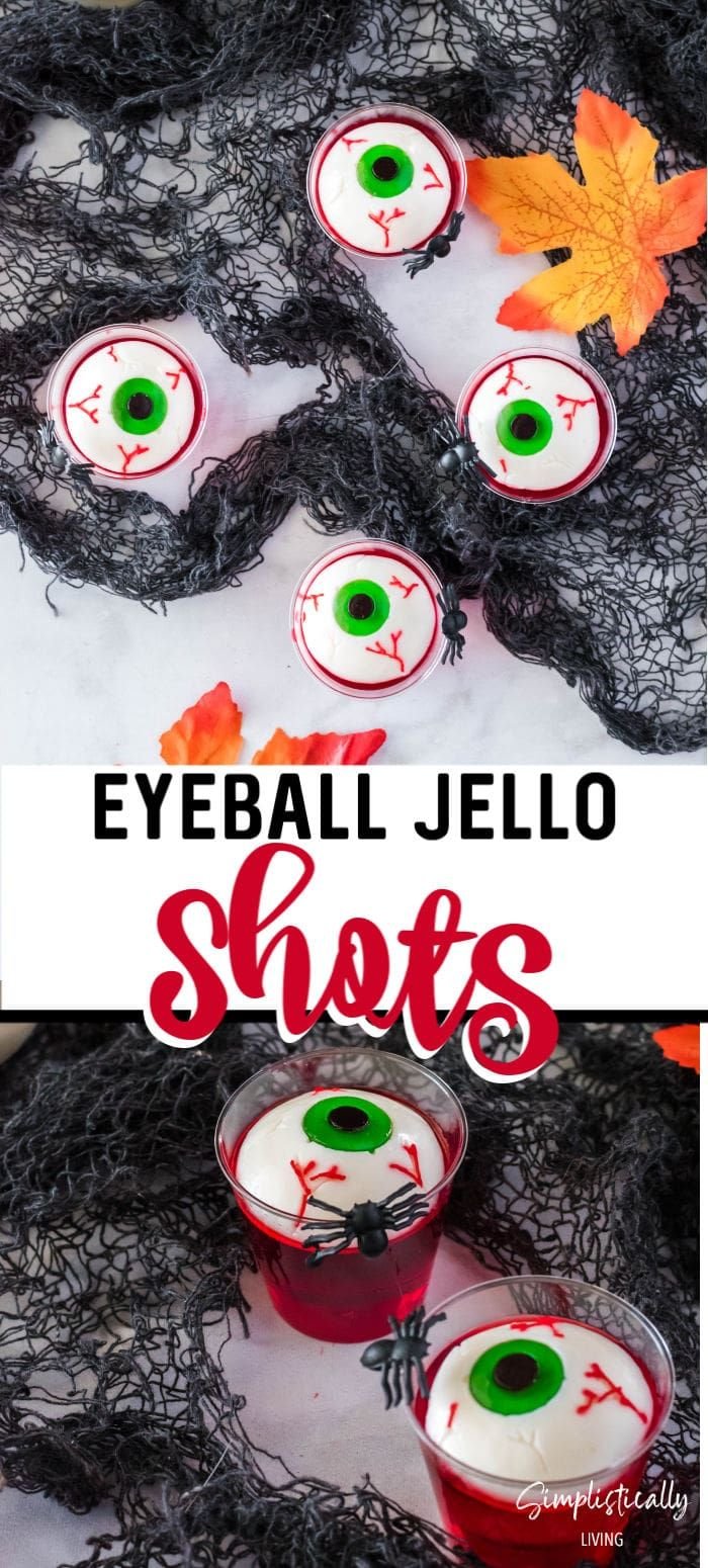 Eyeball Jello Shots are the perfect boozy Halloween treat for adults. They can be made in a blink of an eye. They giggle… | Eyeball jello shots recipe, Halloween jello shots, Halloween party drinks