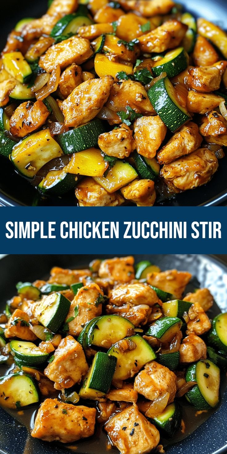 Chicken Zucchini Stir Fry