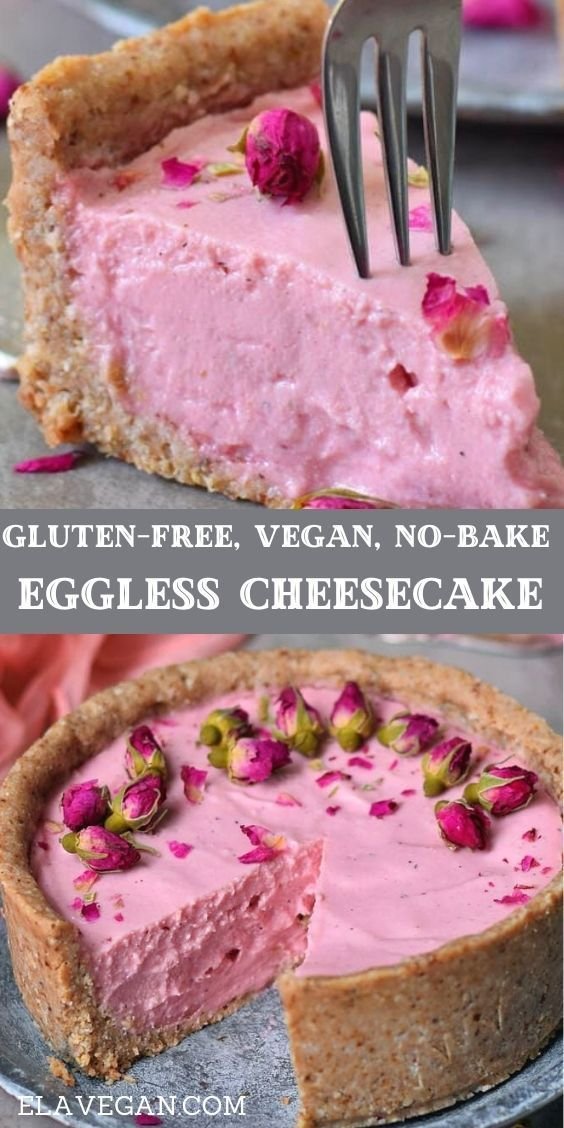 Vegan No-Bake Cheesecake Recipe - Easy and Delicious | Veganer kuchen einfach, Vegane glutenfreie rezepte, Käsekuchen ohne backen