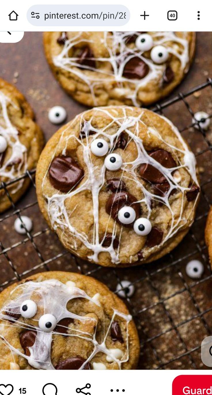 Smore's Halloween Cookies - SWEET MELI BAKERY | Spooky cookie, Halloween cookies decorated, Halloween themed cookies